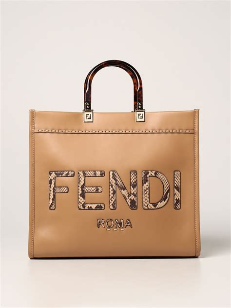 borsa donna pelle fendi roma|borse femminili.